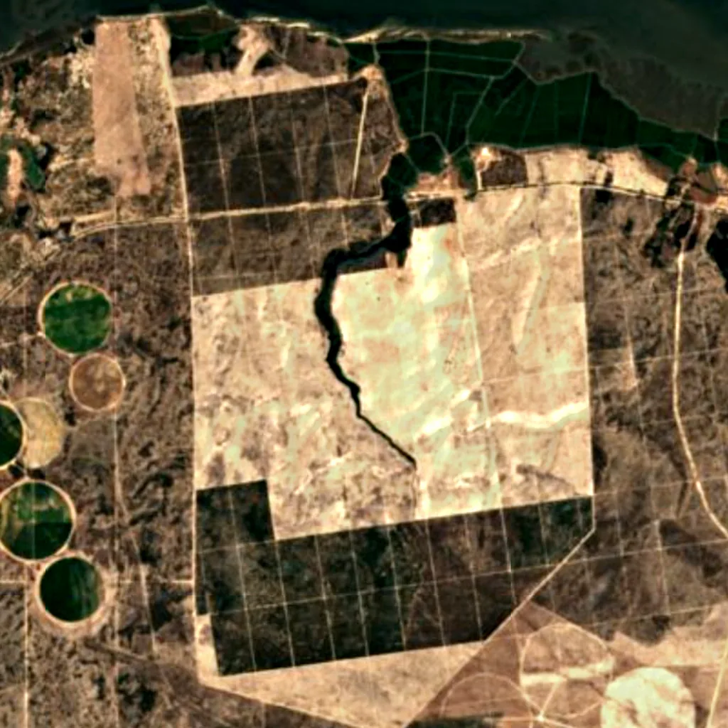 Açude da Murta seen from above (Sentinel-2)