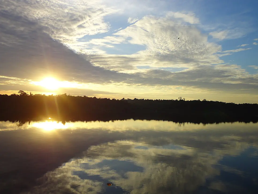 Alvorecer no Rio Negro