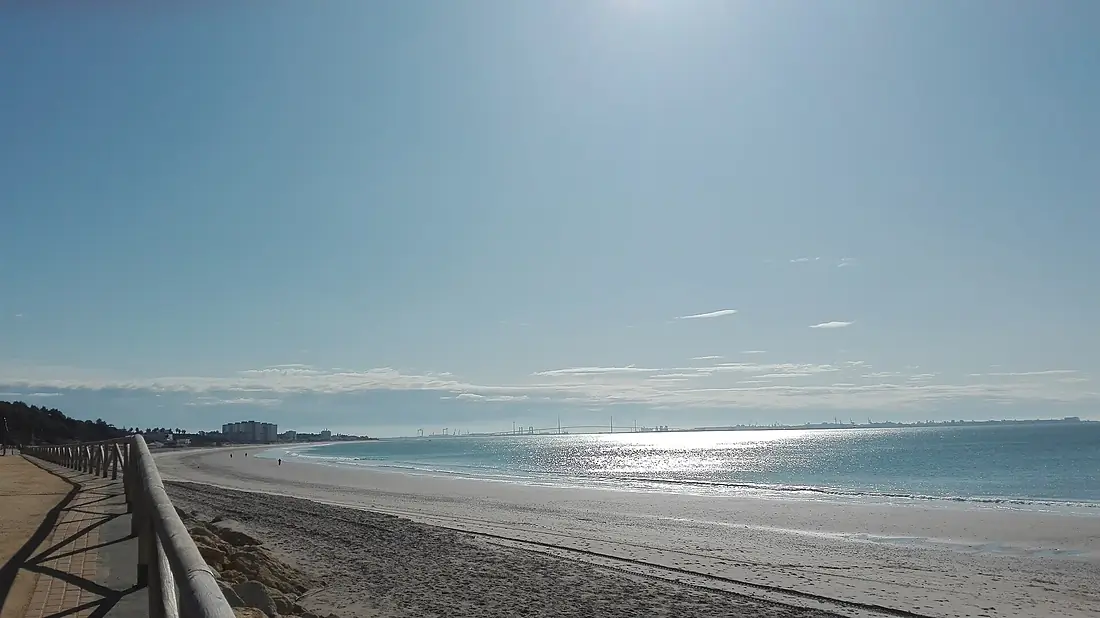 Bahía de Cádiz desde El Puerto de Santa María