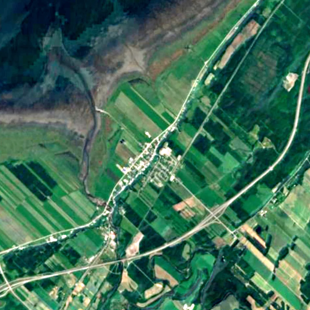 Baie de l'Isle-Verte seen from above (Sentinel-2)