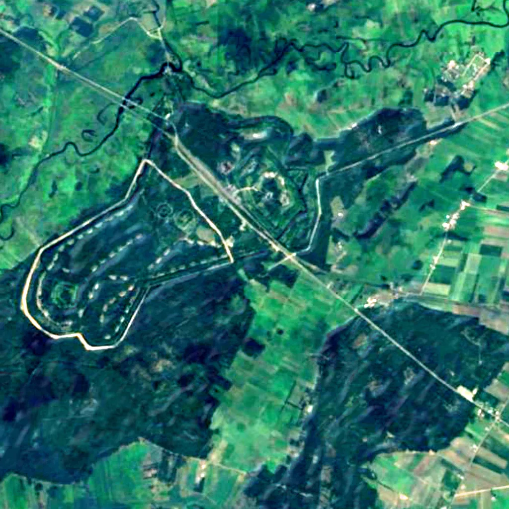 Biebrza National Park seen from above (Sentinel-2)