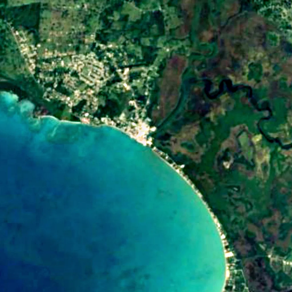 Black River seen from above (Sentinel-2)