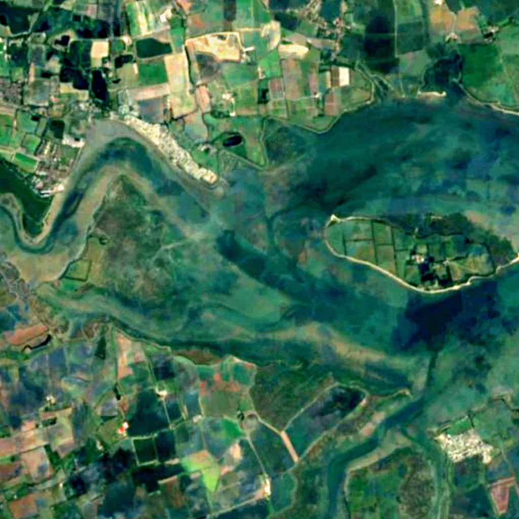 Blackwater Estuary seen from above (Sentinel-2)