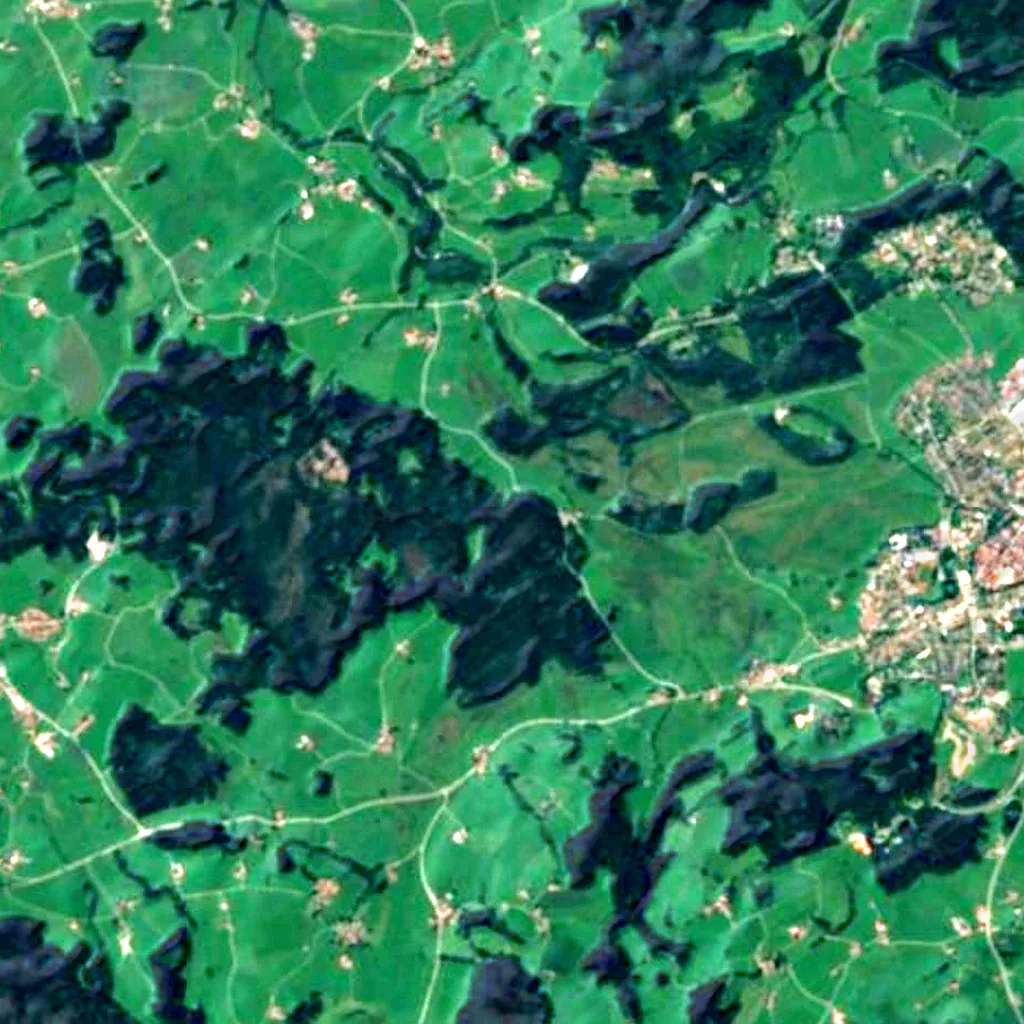 Bodenmöser seen from above (Sentinel-2)