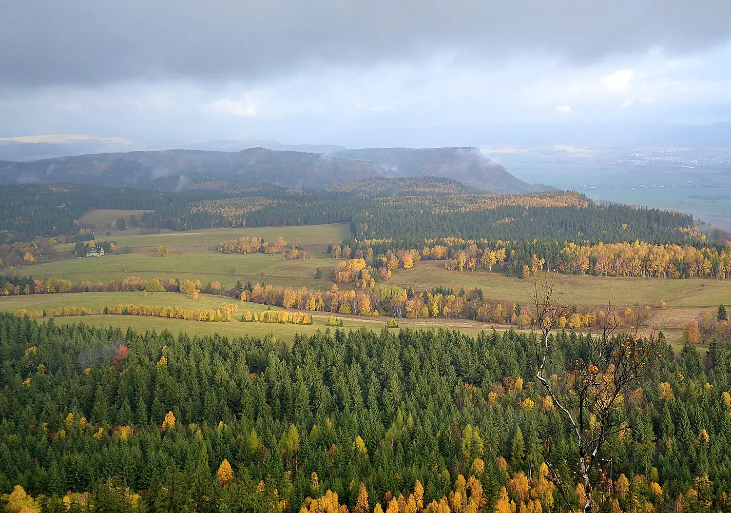 Broumovské stěny - view from Szczeliniec Wielki