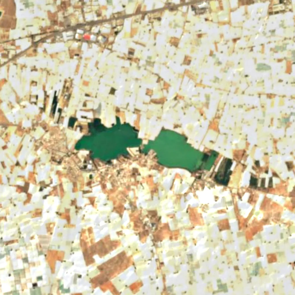 Cañada de Las Norias seen from above (Sentinel-2)