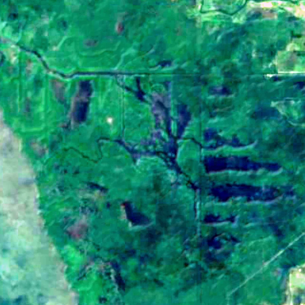 Caroni Swamp seen from above (Sentinel-2)