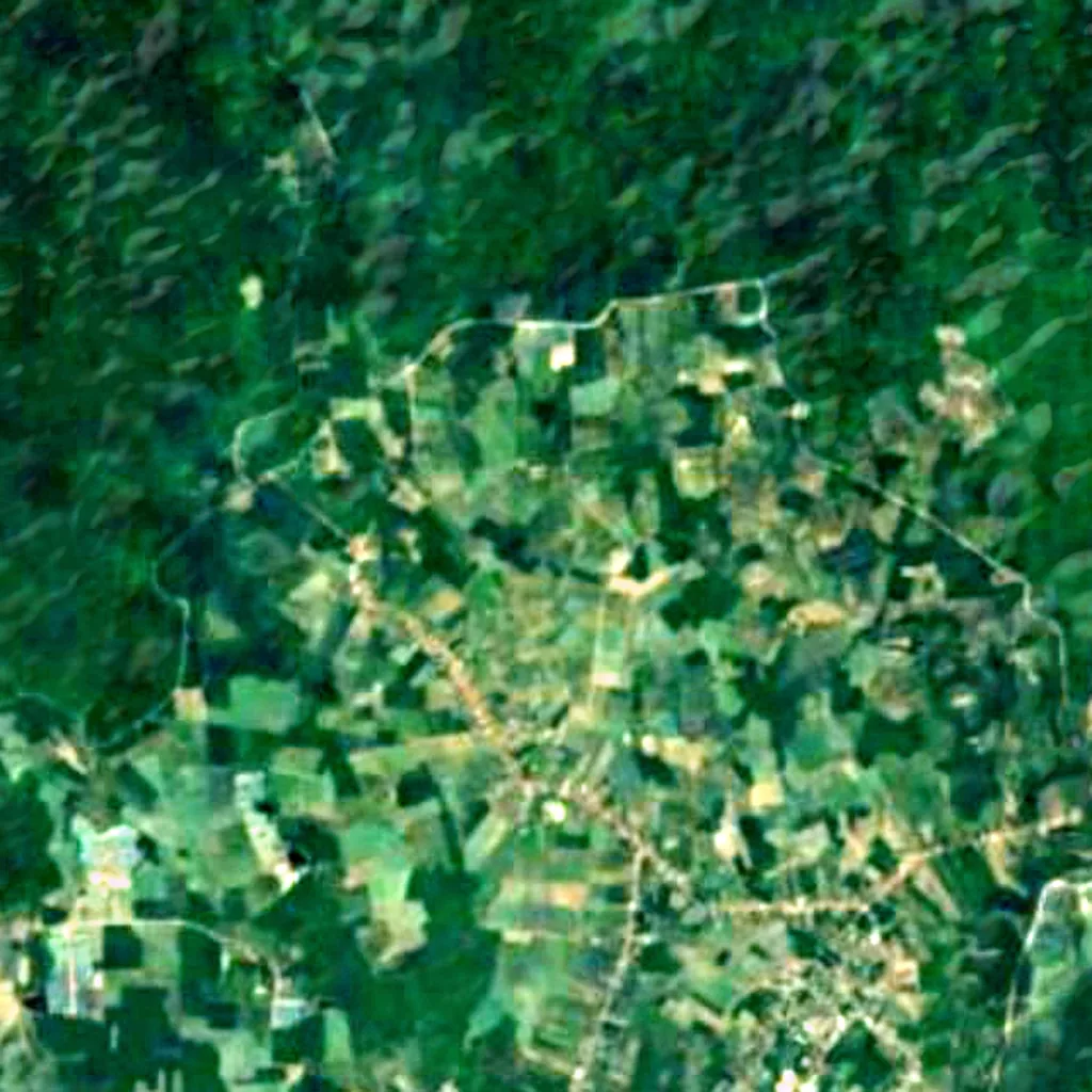 Cát Tiên National Park seen from above (Sentinel-2)