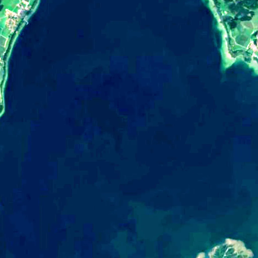 Chiemsee seen from above (Sentinel-2)