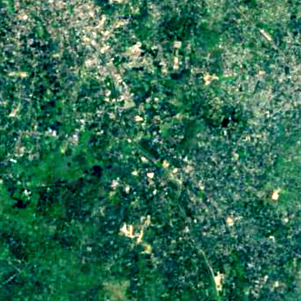 Chintamoni Kar Bird Sanctuary seen from above (Sentinel-2)