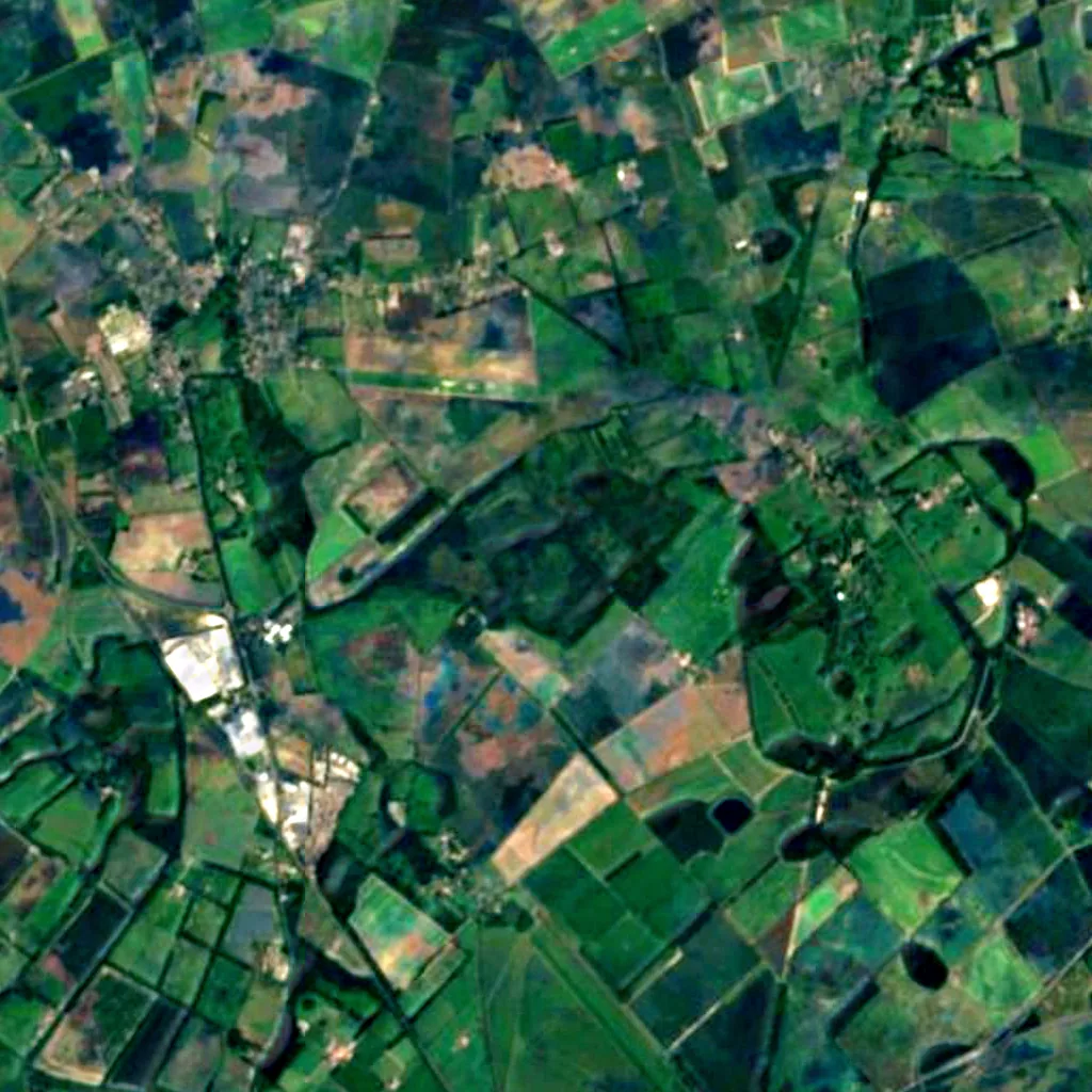Chippenham Fen and Snailwell Poor's Fen seen from above (Sentinel-2)