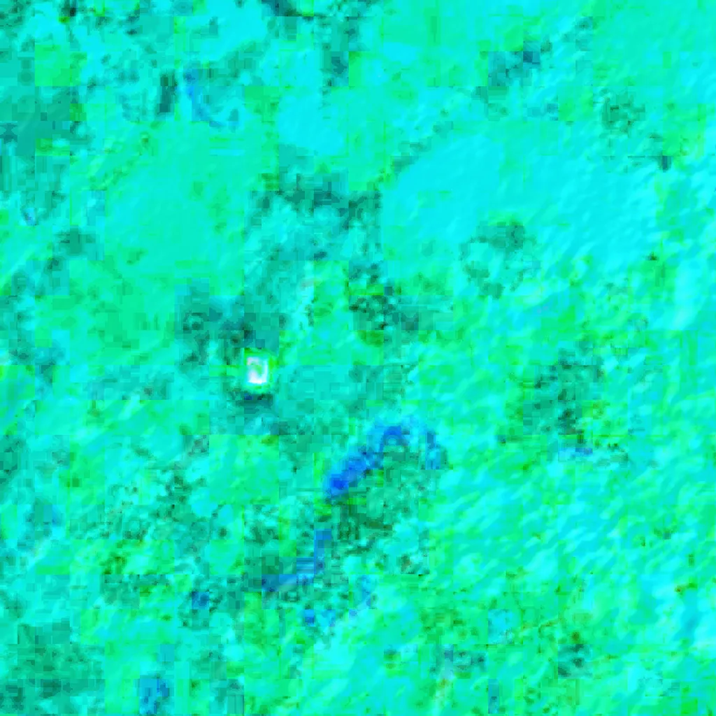 Cultural Triangle Yaxha-Nakum-Naranjo National Park seen from above (Sentinel-2)
