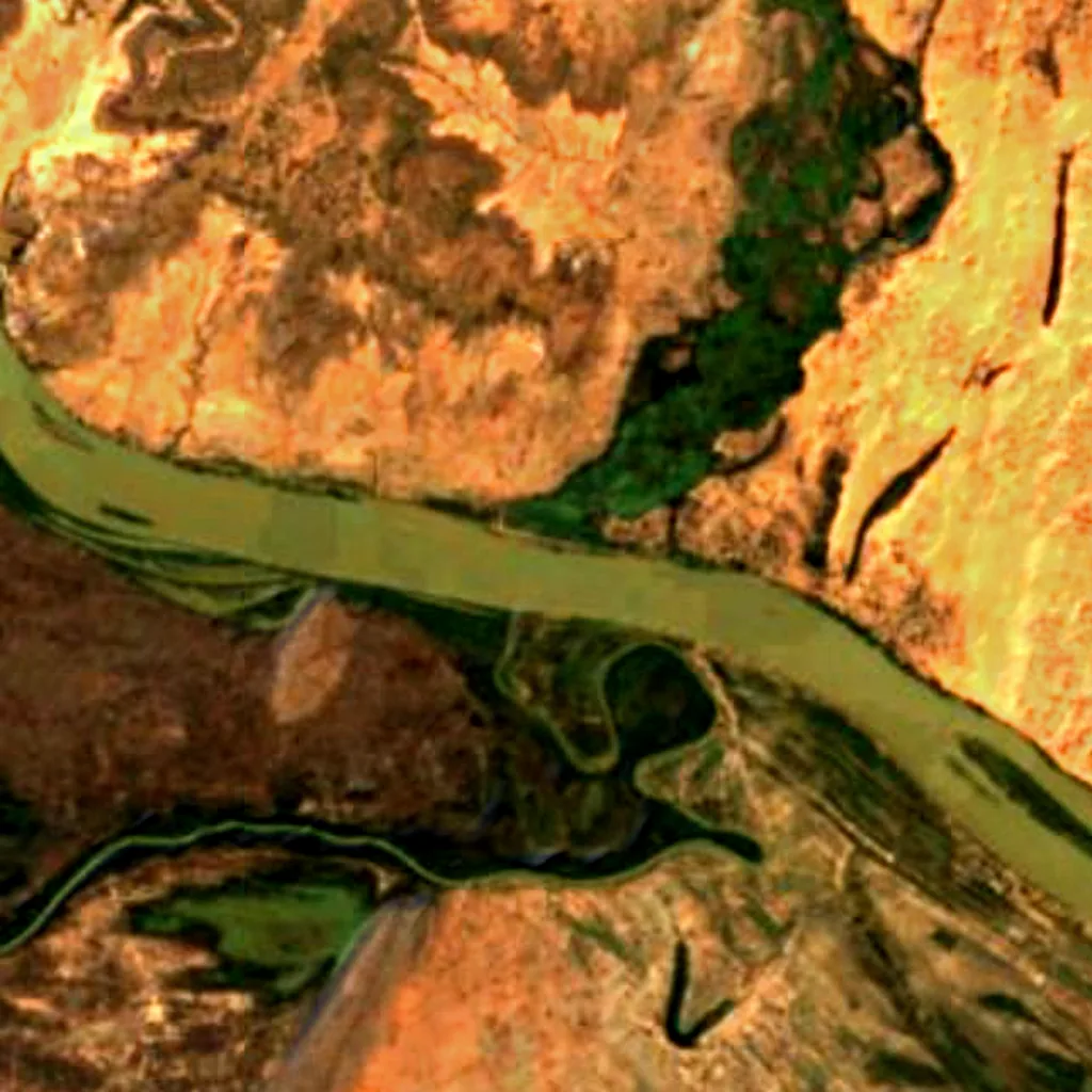 Dallol Bosso seen from above (Sentinel-2)