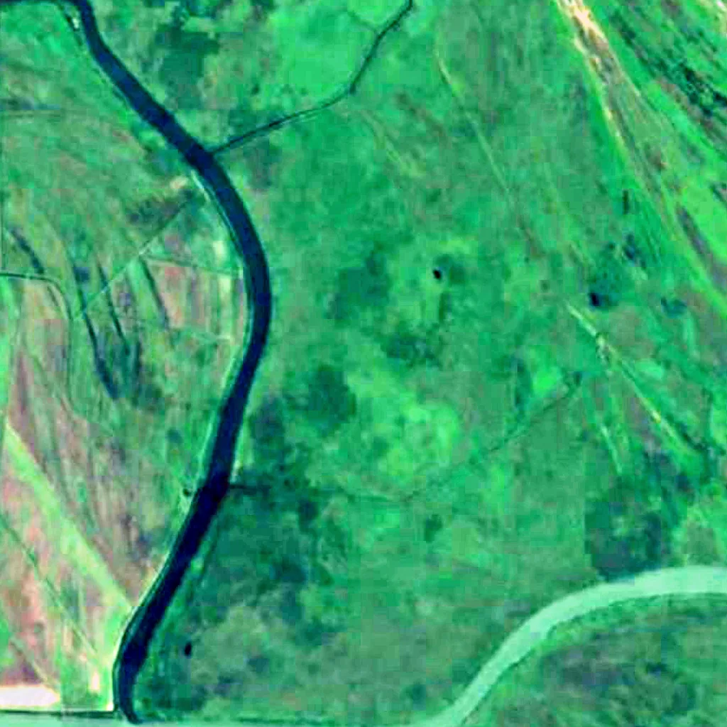 Danube Delta seen from above (Sentinel-2)