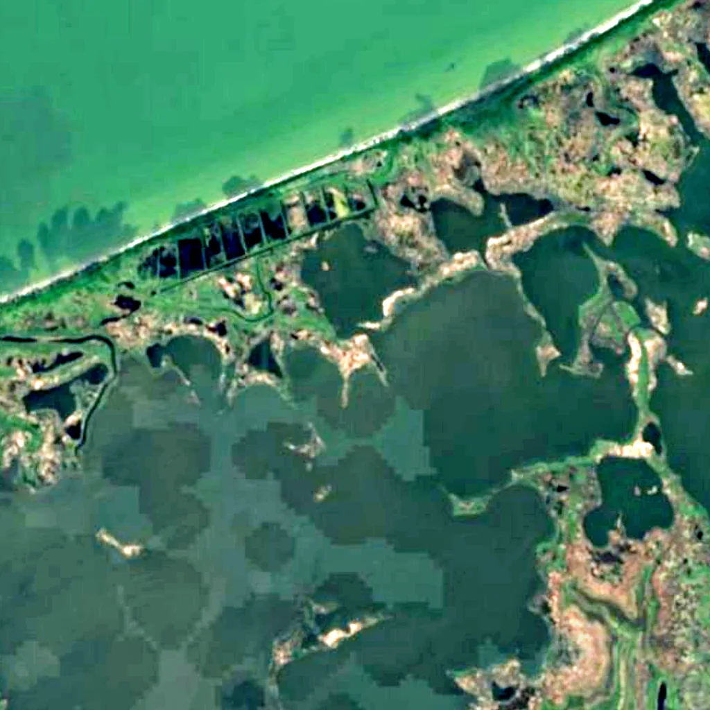 Delta Marsh seen from above (Sentinel-2)