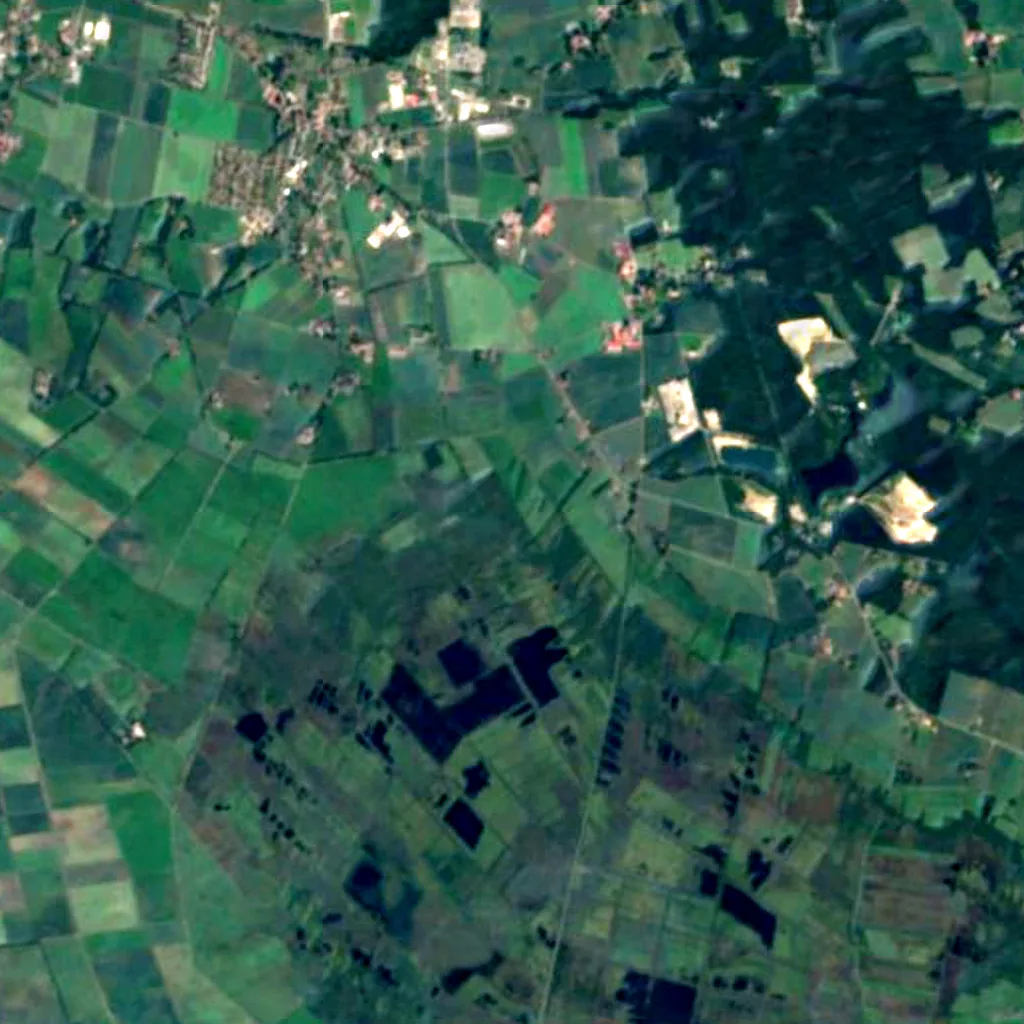 Diepholz Moor Depression seen from above (Sentinel-2)