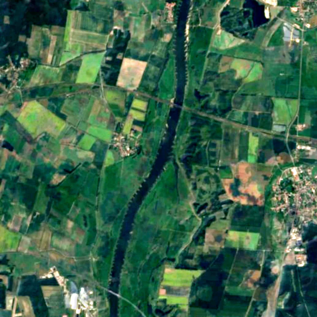 Elbaue Jerichow seen from above (Sentinel-2)