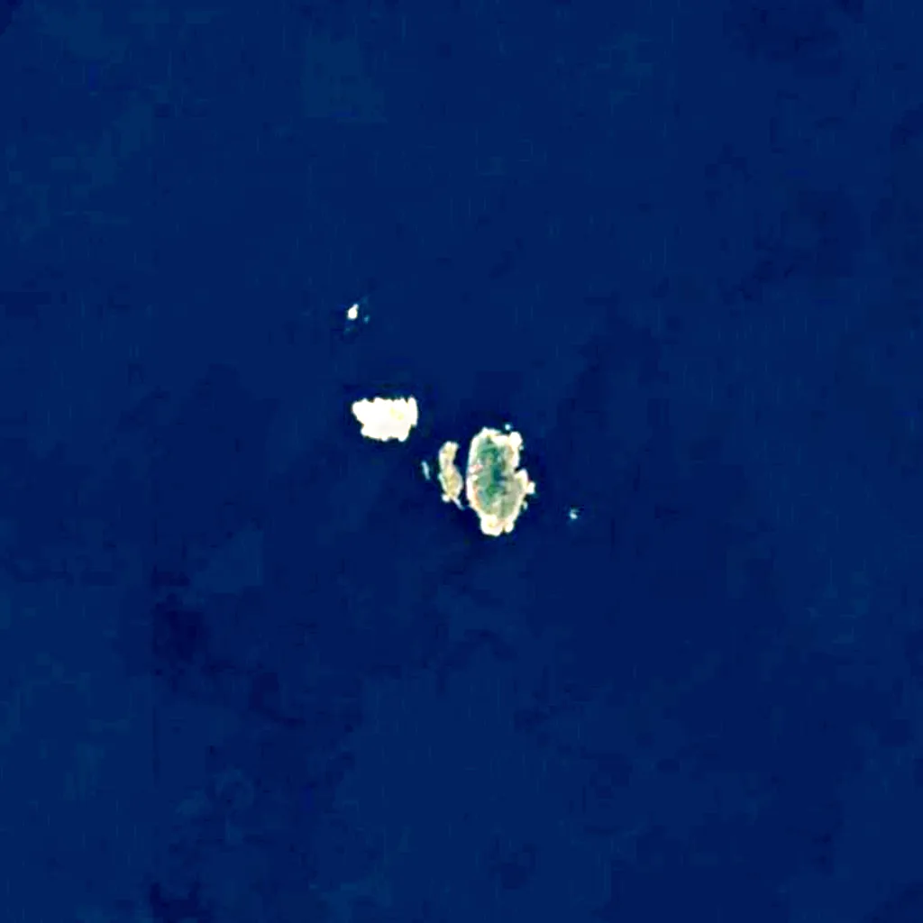 Ertholmene seen from above (Sentinel-2)