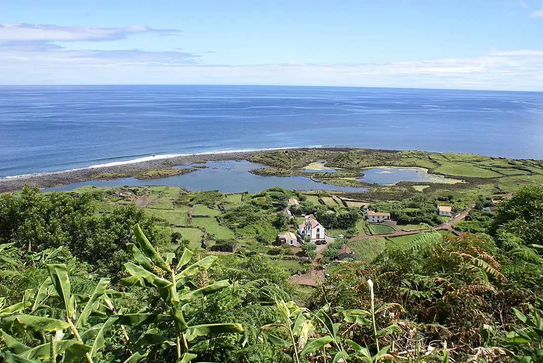 Lagoa da Fajã dos Cubres, Calheta, ilha de São Jorge, Açores