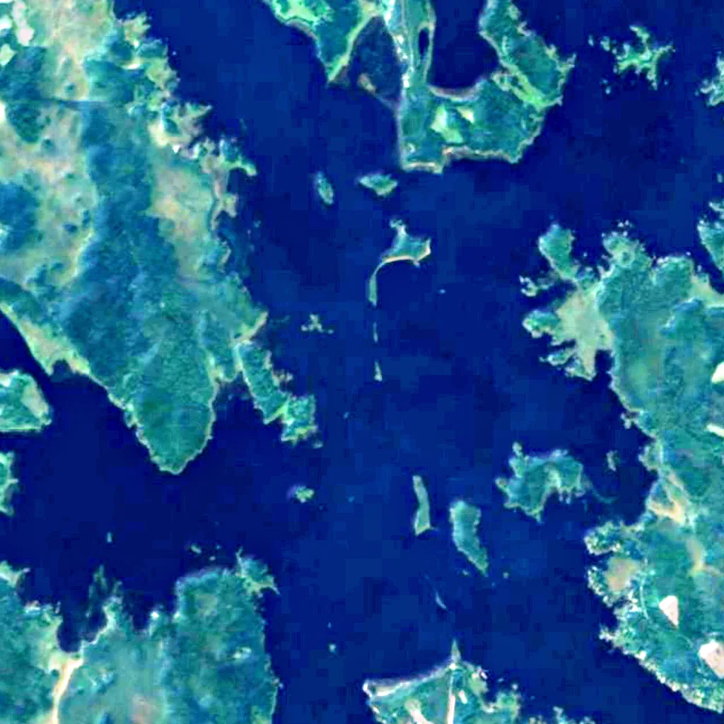 Färnebofjärden National Park seen from above (Sentinel-2)