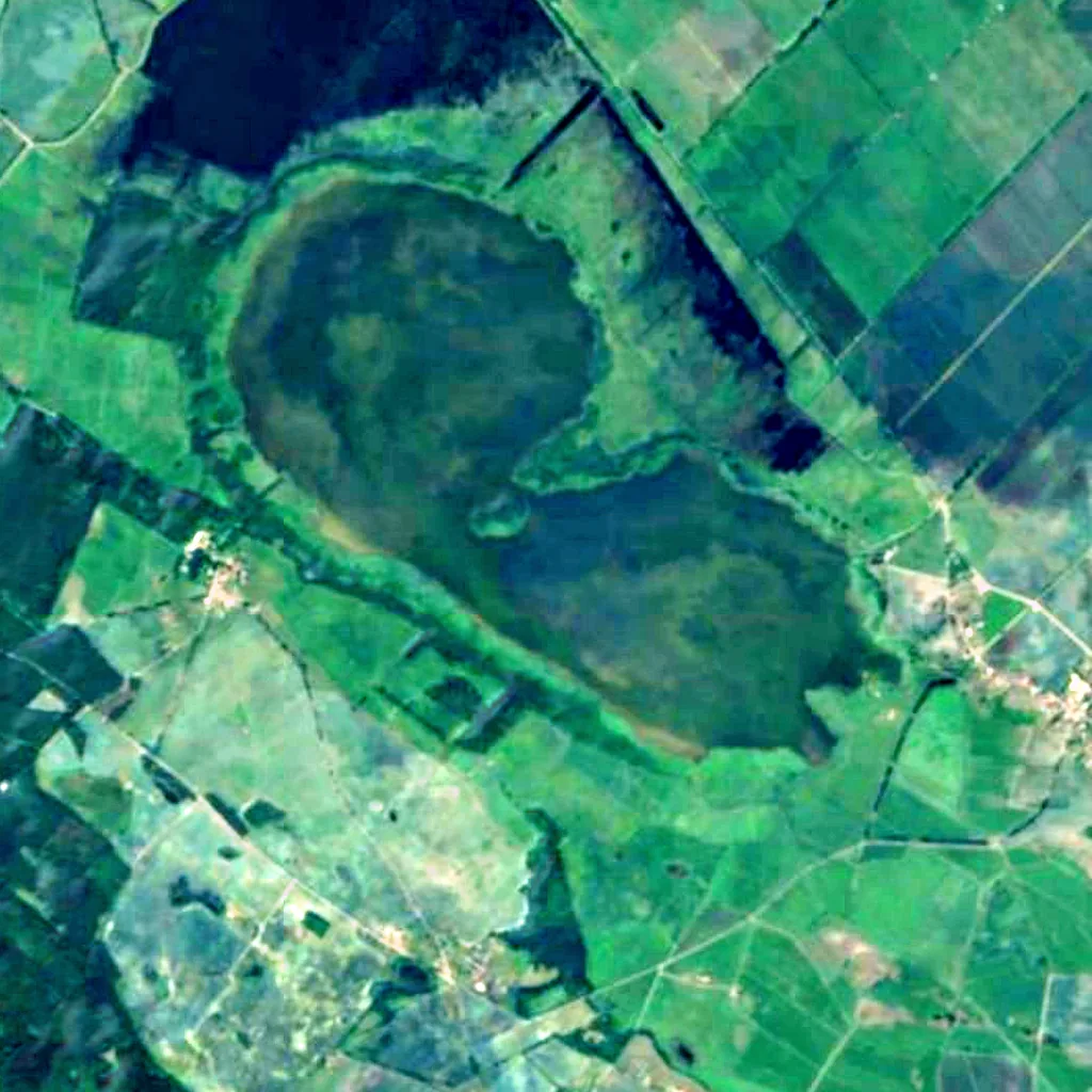 Galenbecker See seen from above (Sentinel-2)