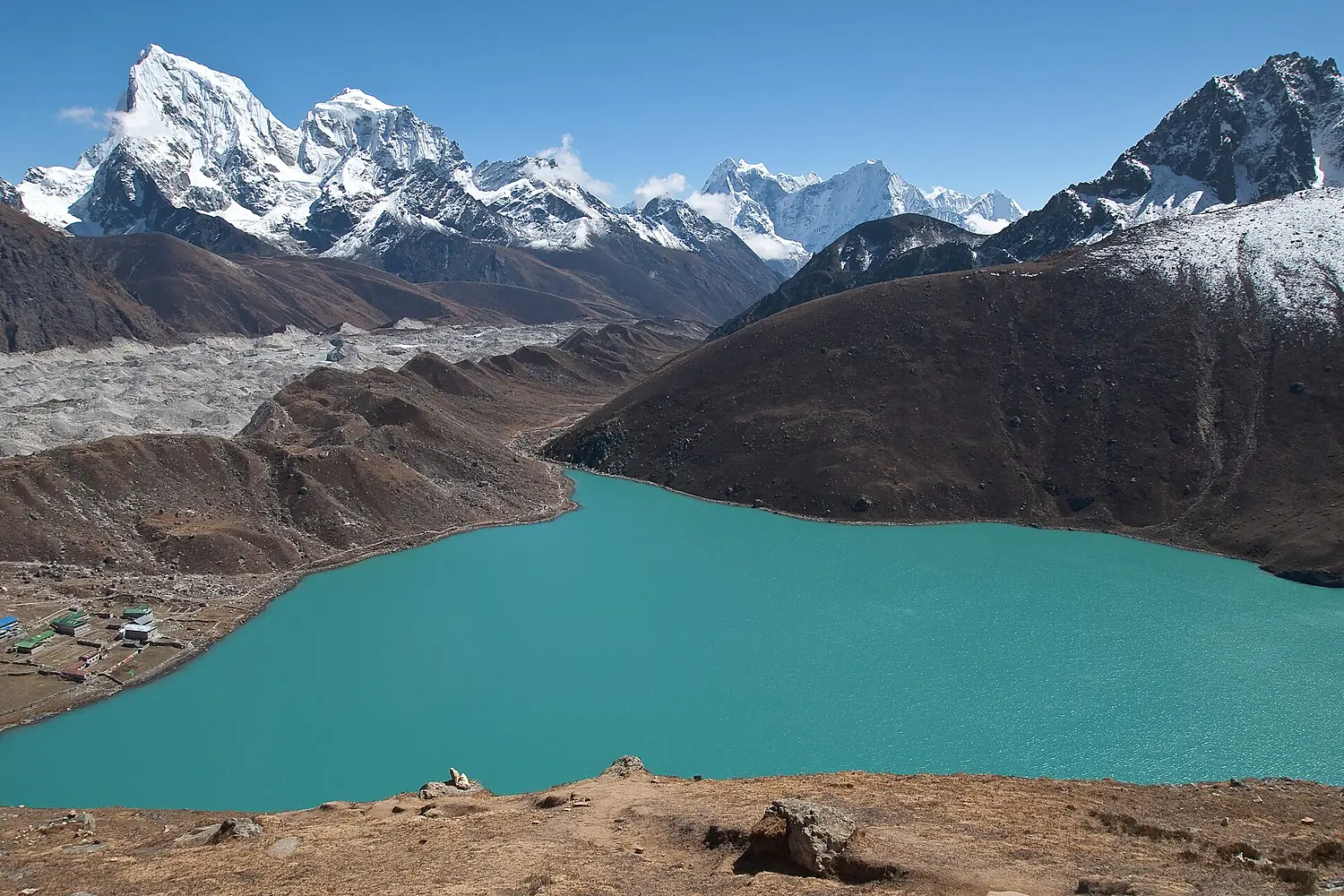 Gokyo Lake, Arakamtse, Cholatse, Nepal, Himalayas
