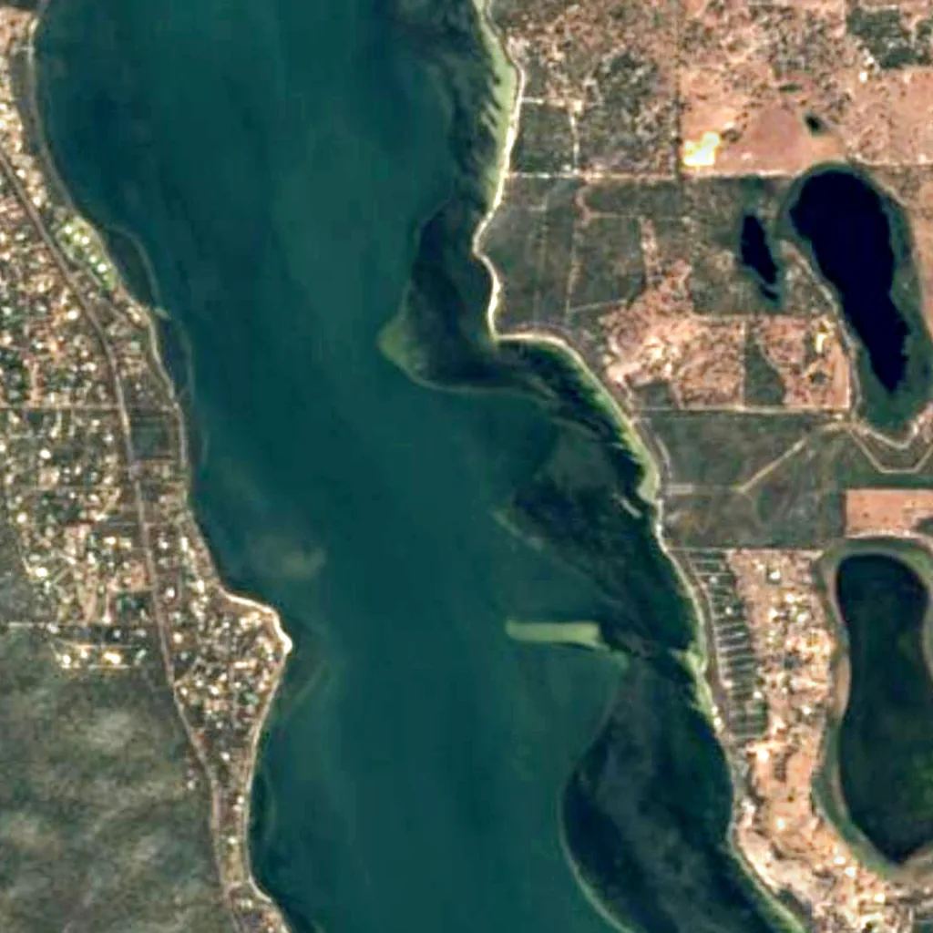 Harvey Estuary seen from above (Sentinel-2)