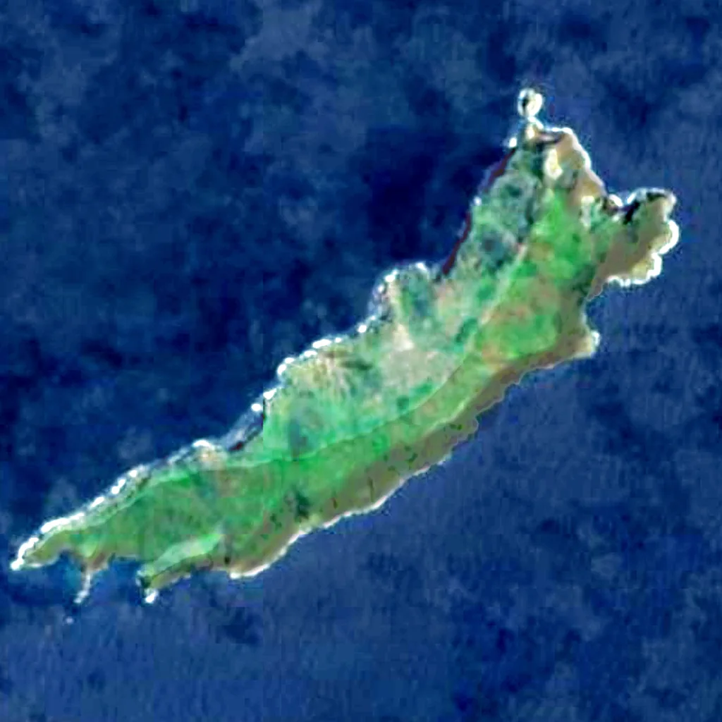Hatutu seen from above (Sentinel-2)