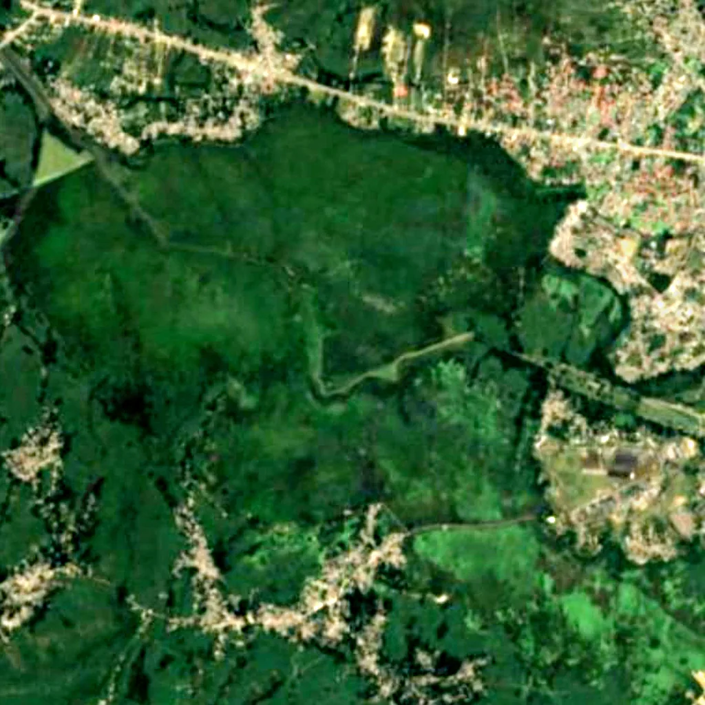 Hokersar wetland seen from above (Sentinel-2)