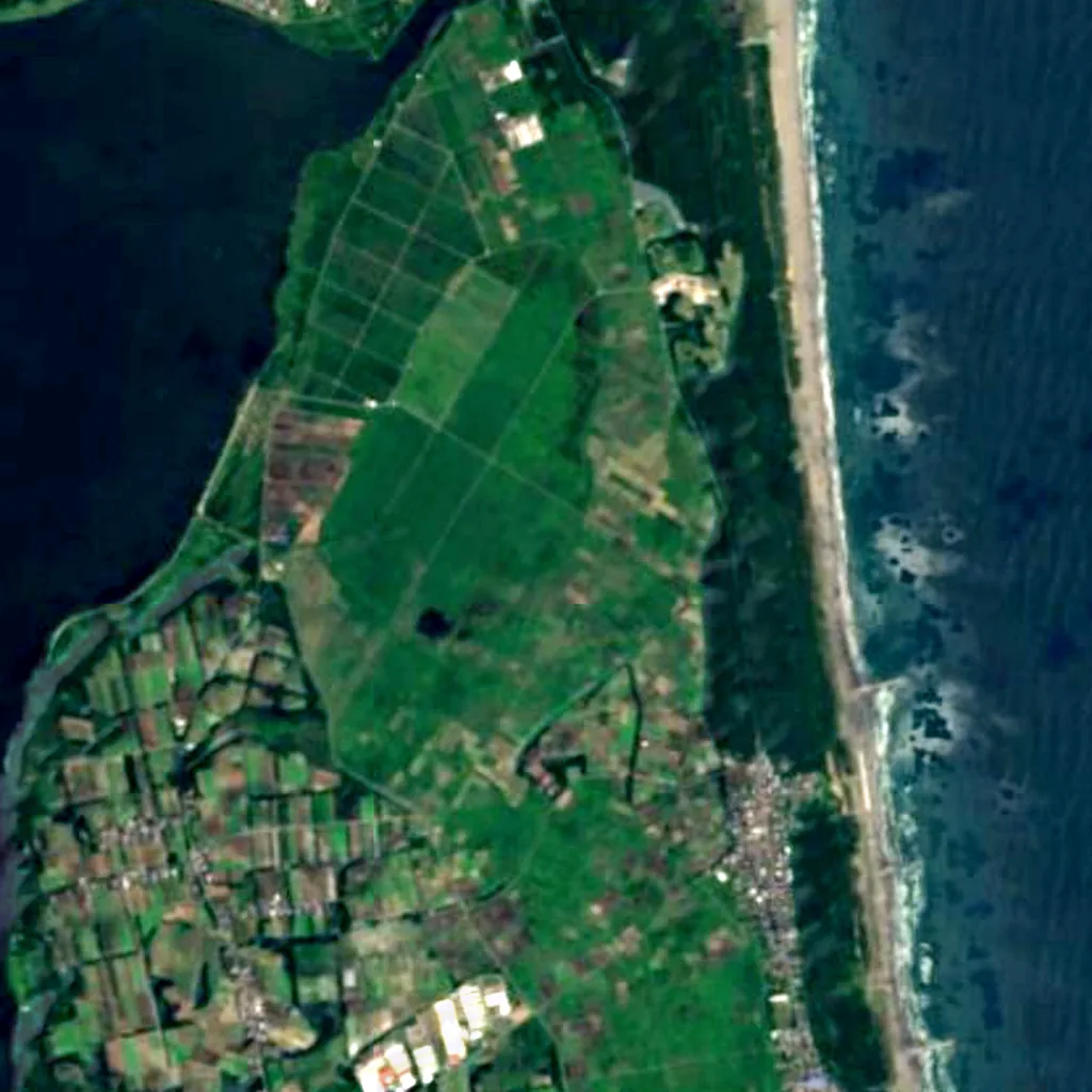 Hotokenuma seen from above (Sentinel-2)