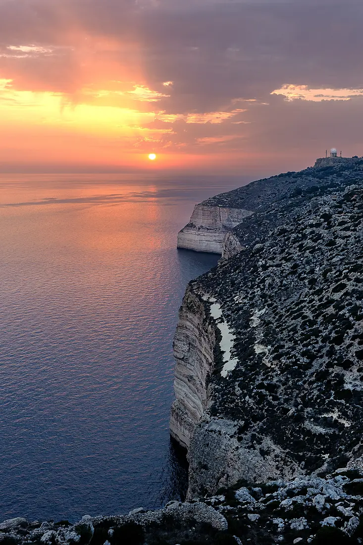 Dingli Cliffs viewed from Gebel Ciantar