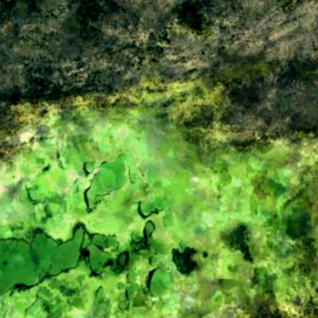 Inagua National Park von oben gesehen (Sentinel-2)
