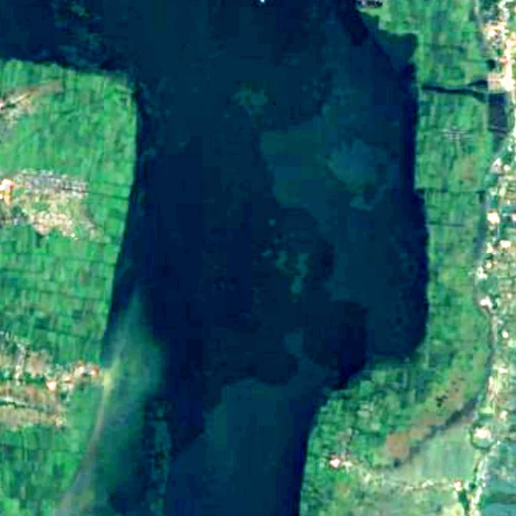 Inle-See von oben gesehen (Sentinel-2)