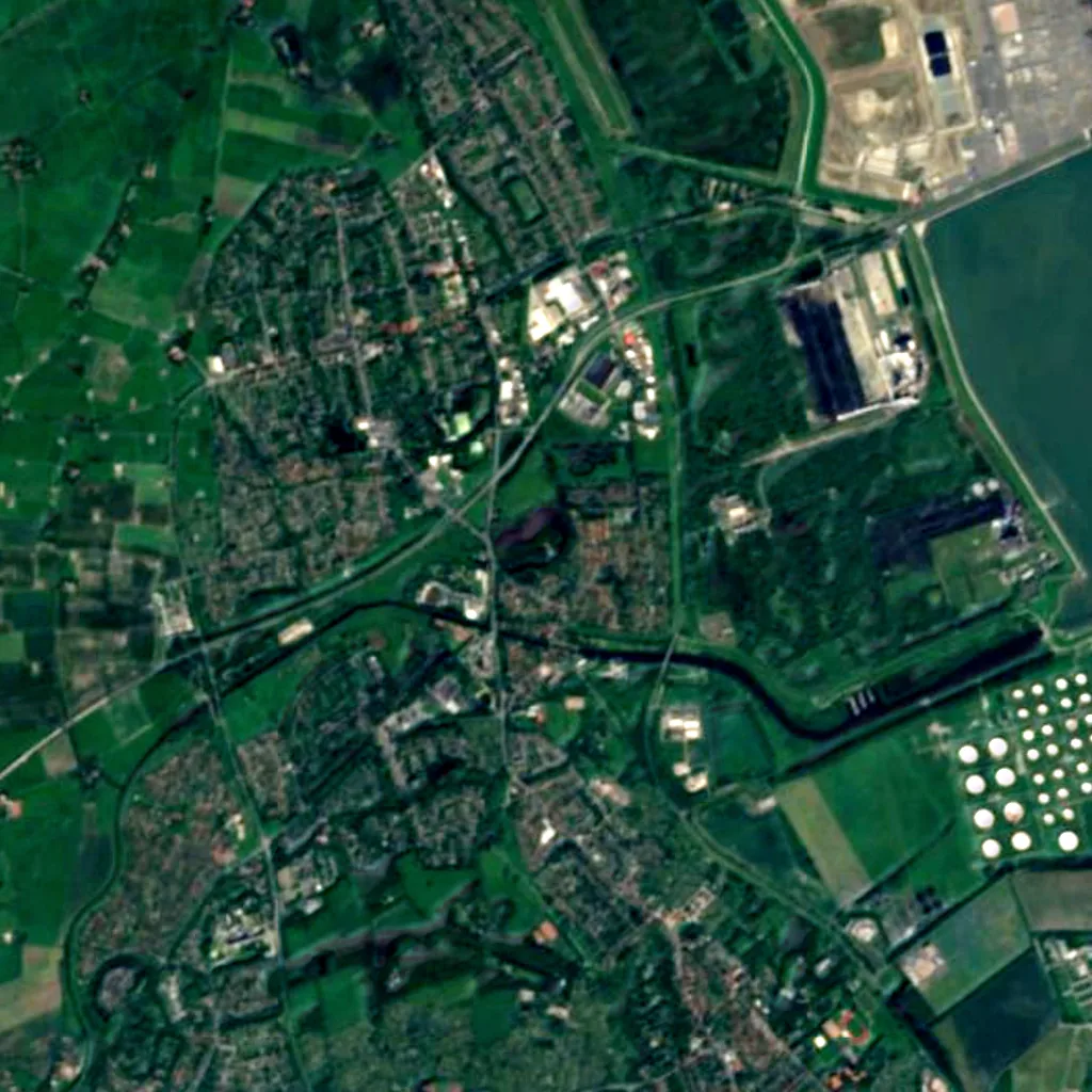 Institute of Avian Research "Vogelwarte Helgoland" seen from above (Sentinel-2)