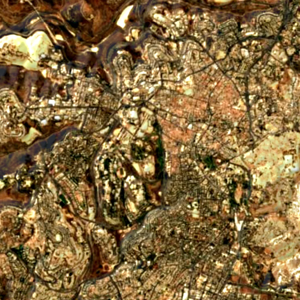 Jerusalem Bird Observatory seen from above (Sentinel-2)