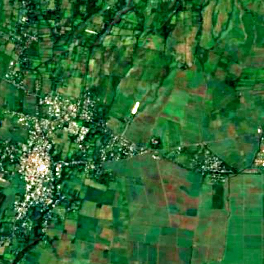 Jiquilisco Bay seen from above (Sentinel-2)