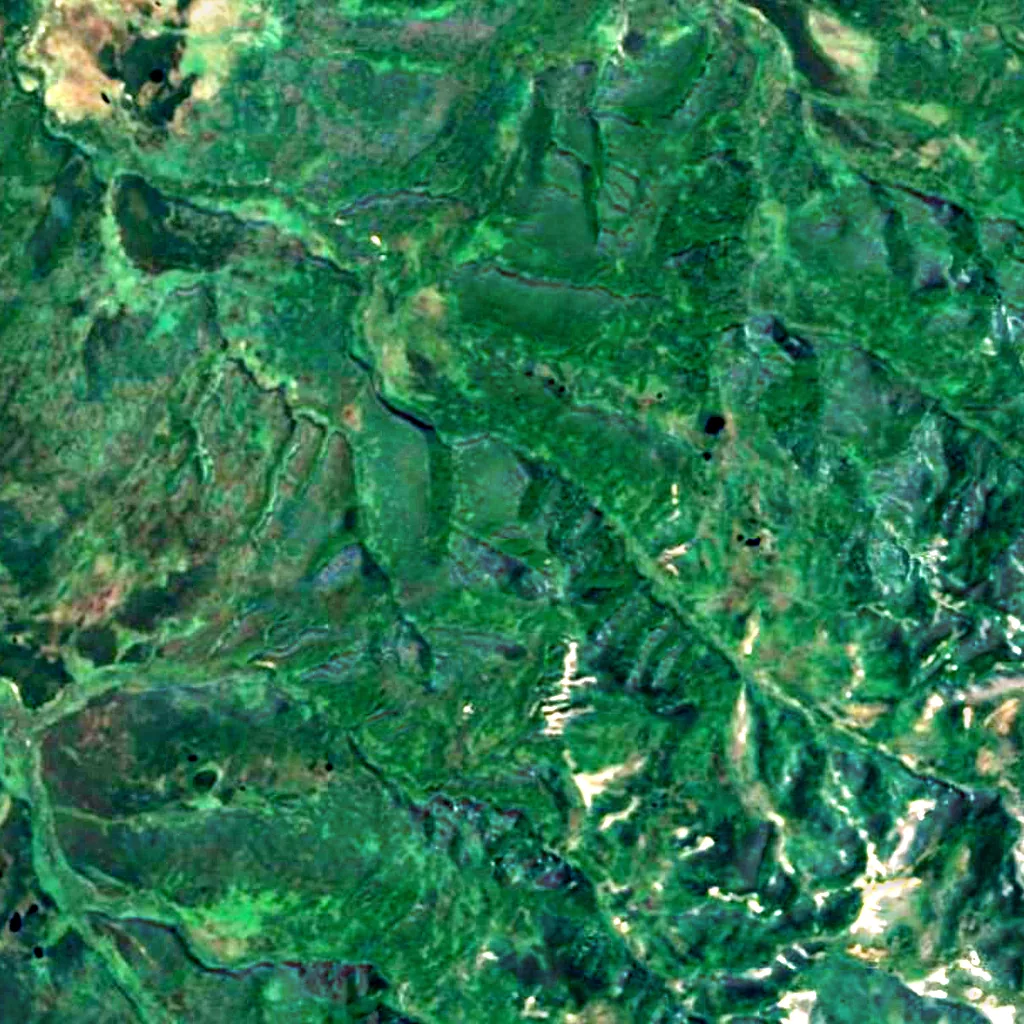 Karaginski von oben gesehen (Sentinel-2)