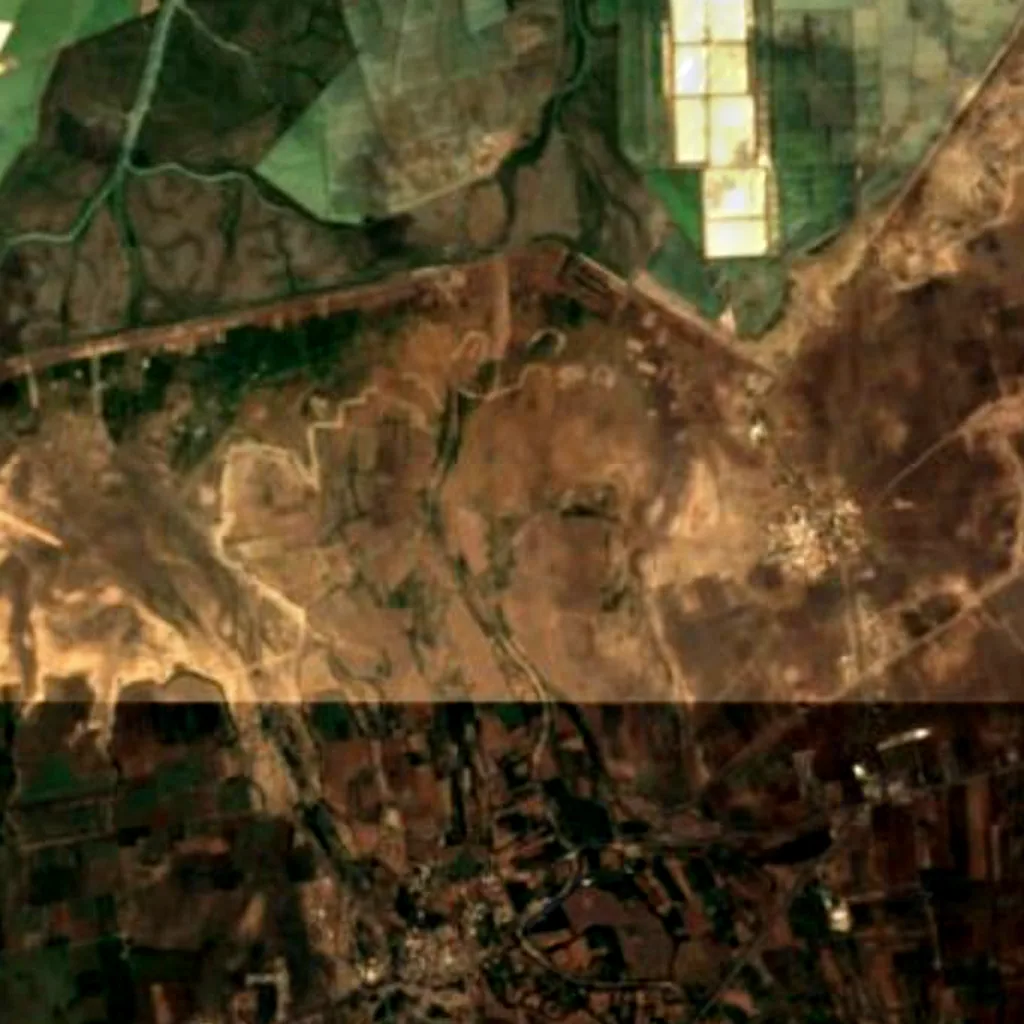 Khijadiya Bird Sanctuary seen from above (Sentinel-2)