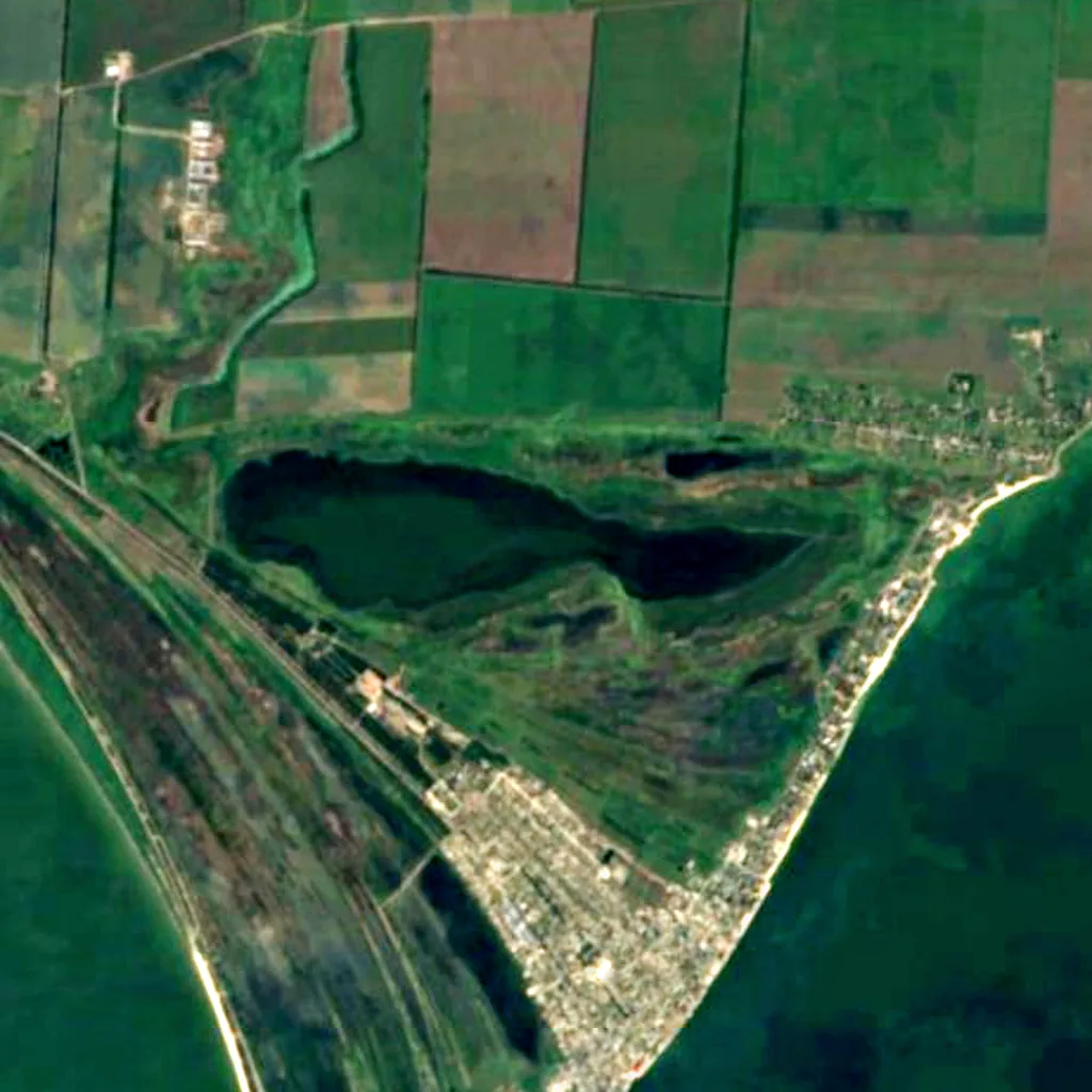 Krivokosskiy Lyman seen from above (Sentinel-2)