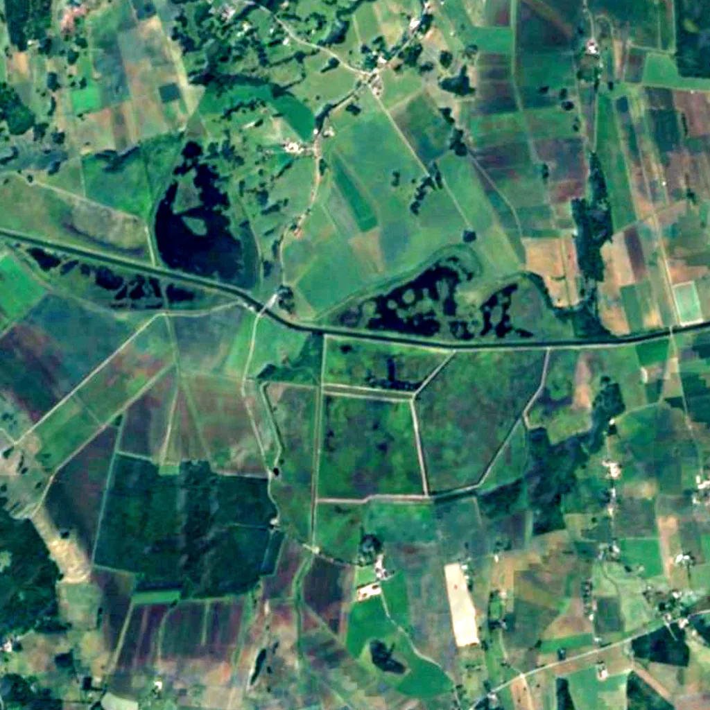 Kvismaren von oben gesehen (Sentinel-2)