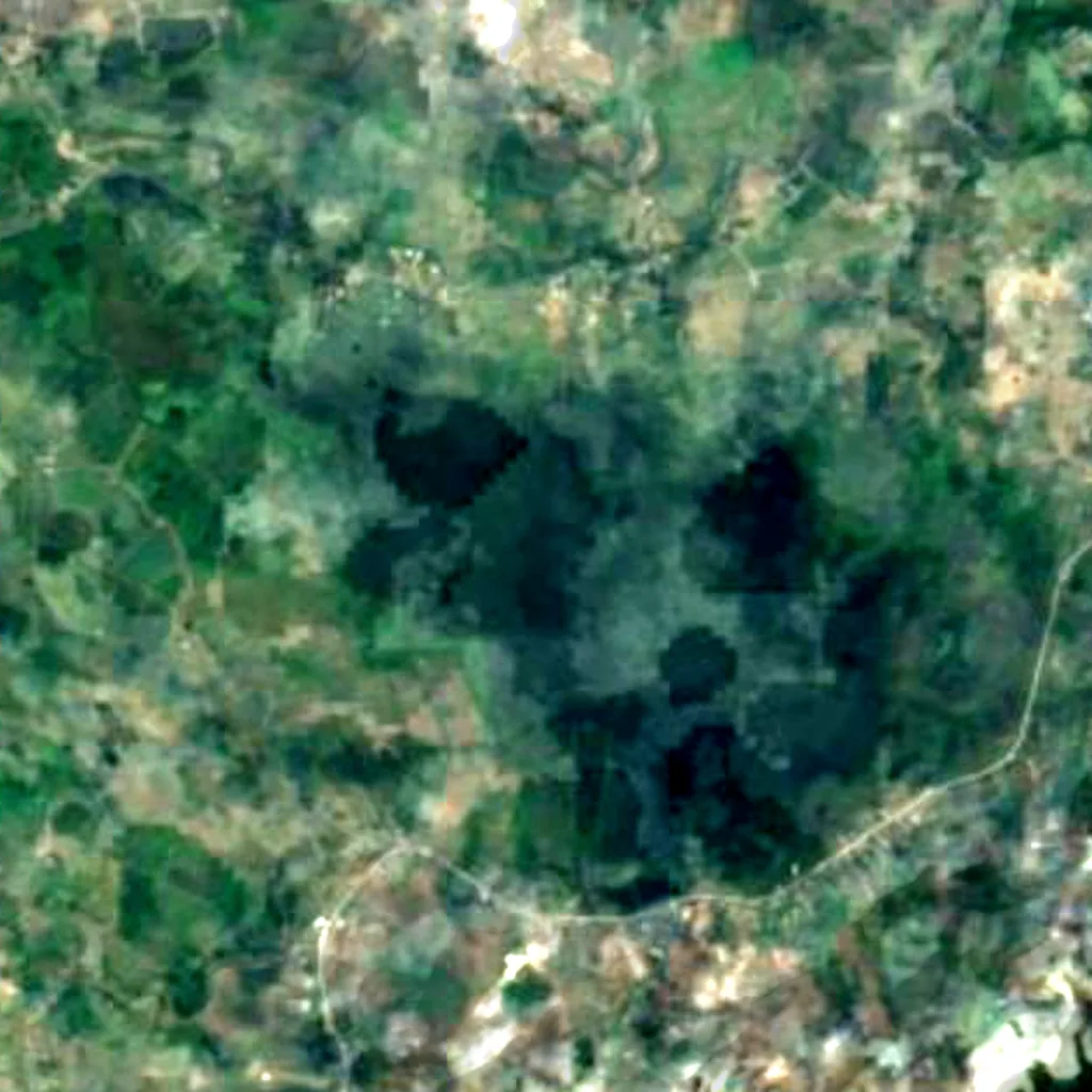 La Segua seen from above (Sentinel-2)