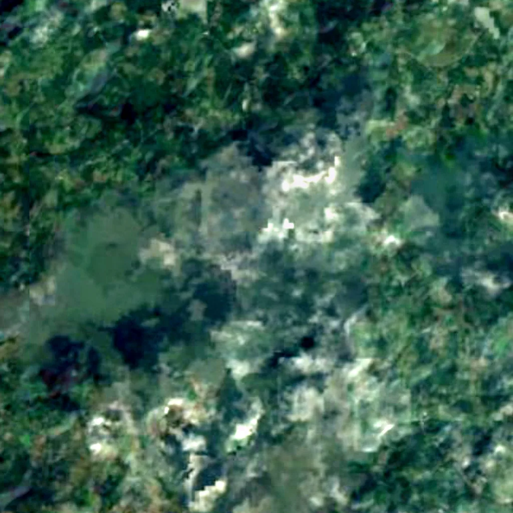 Lago de Apanás seen from above (Sentinel-2)