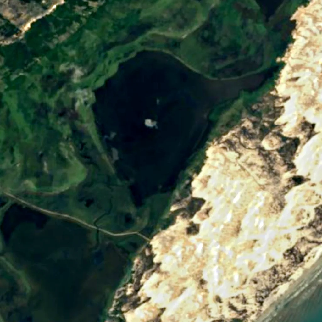 Lagoa do Peixe National Park visto dall'alto (Sentinel-2)