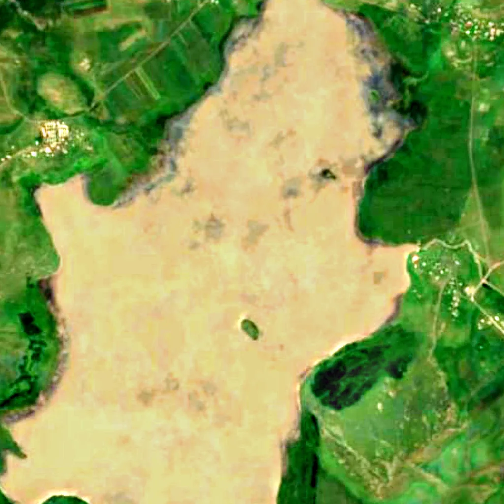 Lake Arpi seen from above (Sentinel-2)