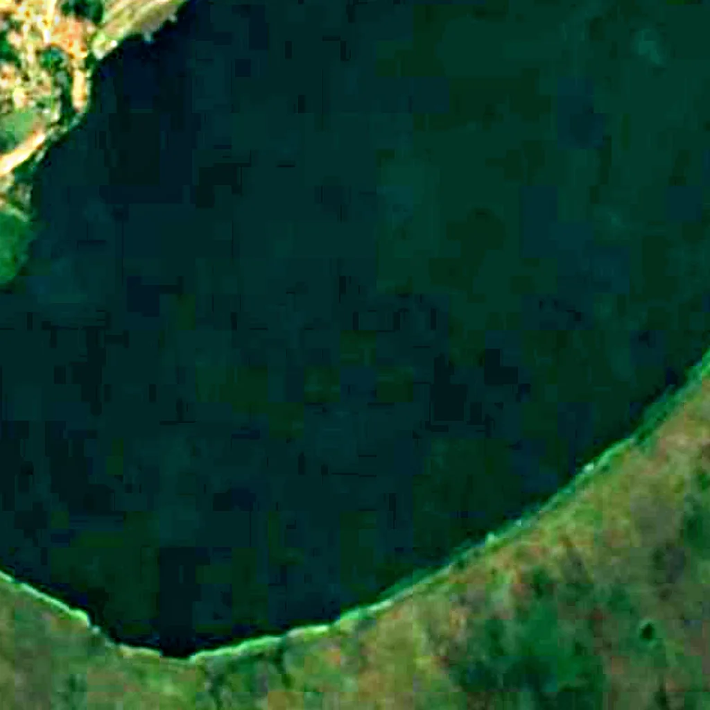 Lake Nabugabo seen from above (Sentinel-2)