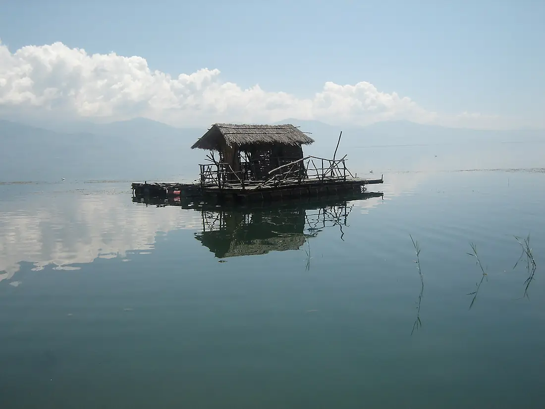Fishing at Lake Prespa