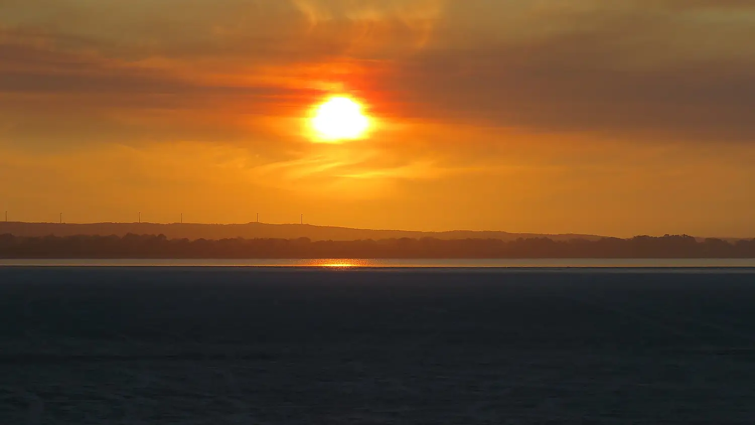 Sunset over Pink Lake, Esperance, January 2024 03