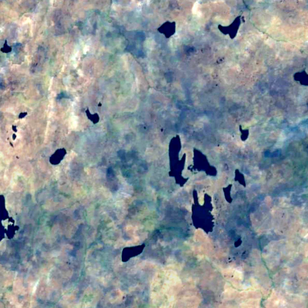 Lewis Peatlands seen from above (Sentinel-2)