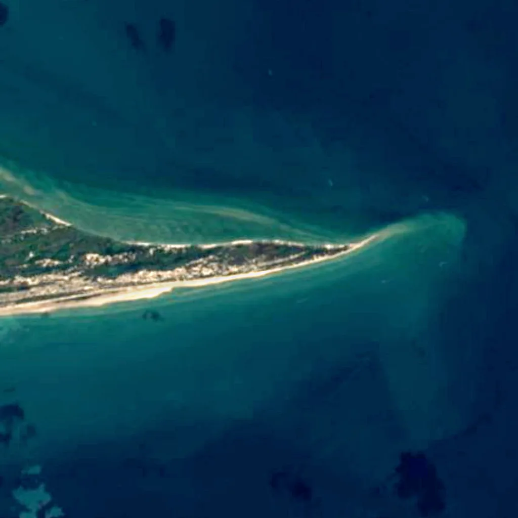Long Point seen from above (Sentinel-2)