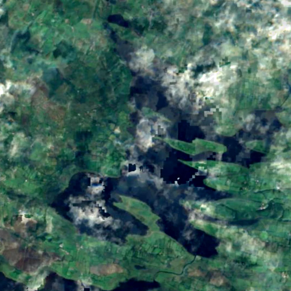 Lough Gara seen from above (Sentinel-2)